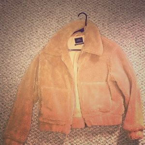 Urban outfitters teddy bear coat